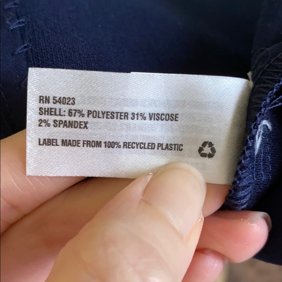 Gap Navy T-Shirt Shift Dress Full Zip - Picture 7 of 7